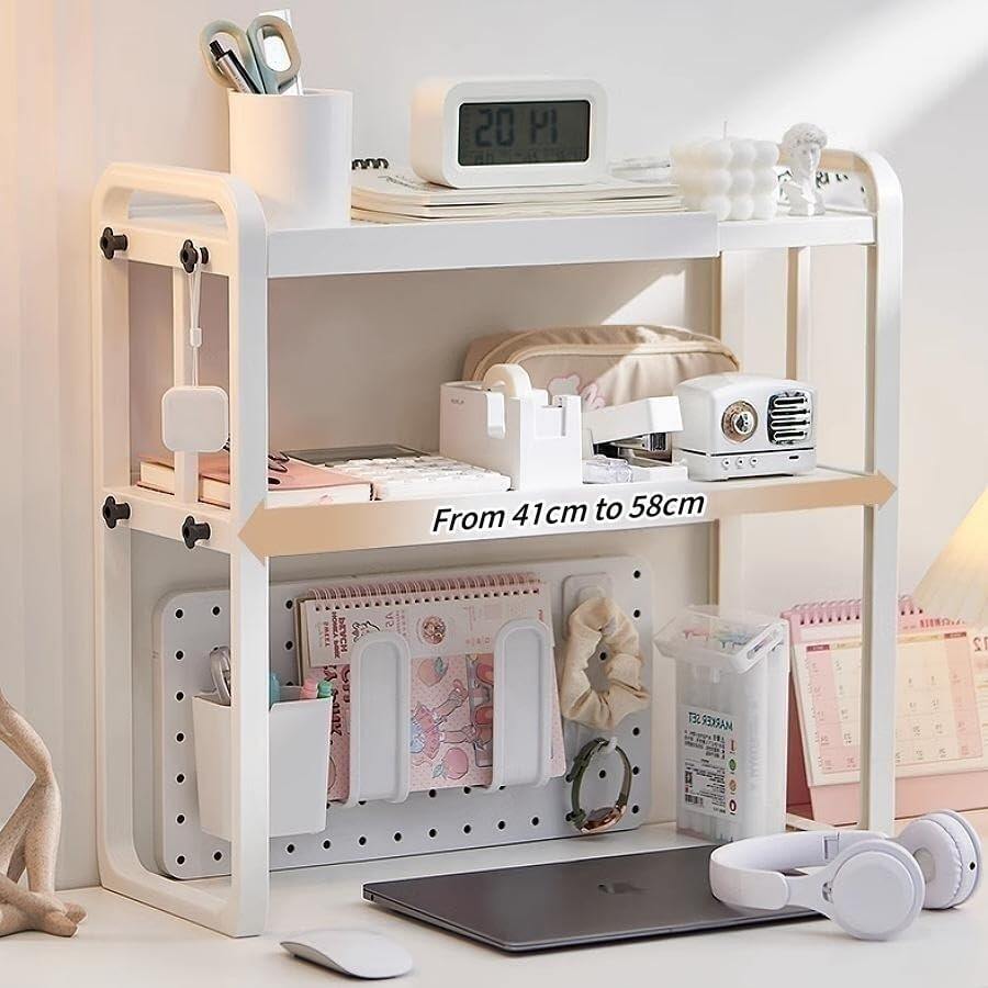 Multipurpose Heavy-Duty Extendable Kitchen Storage Rack