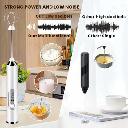 2-in-1 Whisk & Beater | Easy to Clean | Café Vibes Anywhere