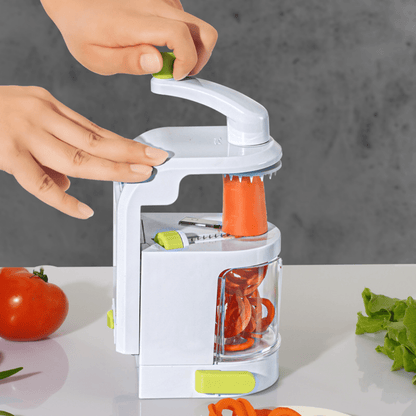 Multi-Functional Hand Crank Vegetable and Fruit Spiral Cutter (27cm)
