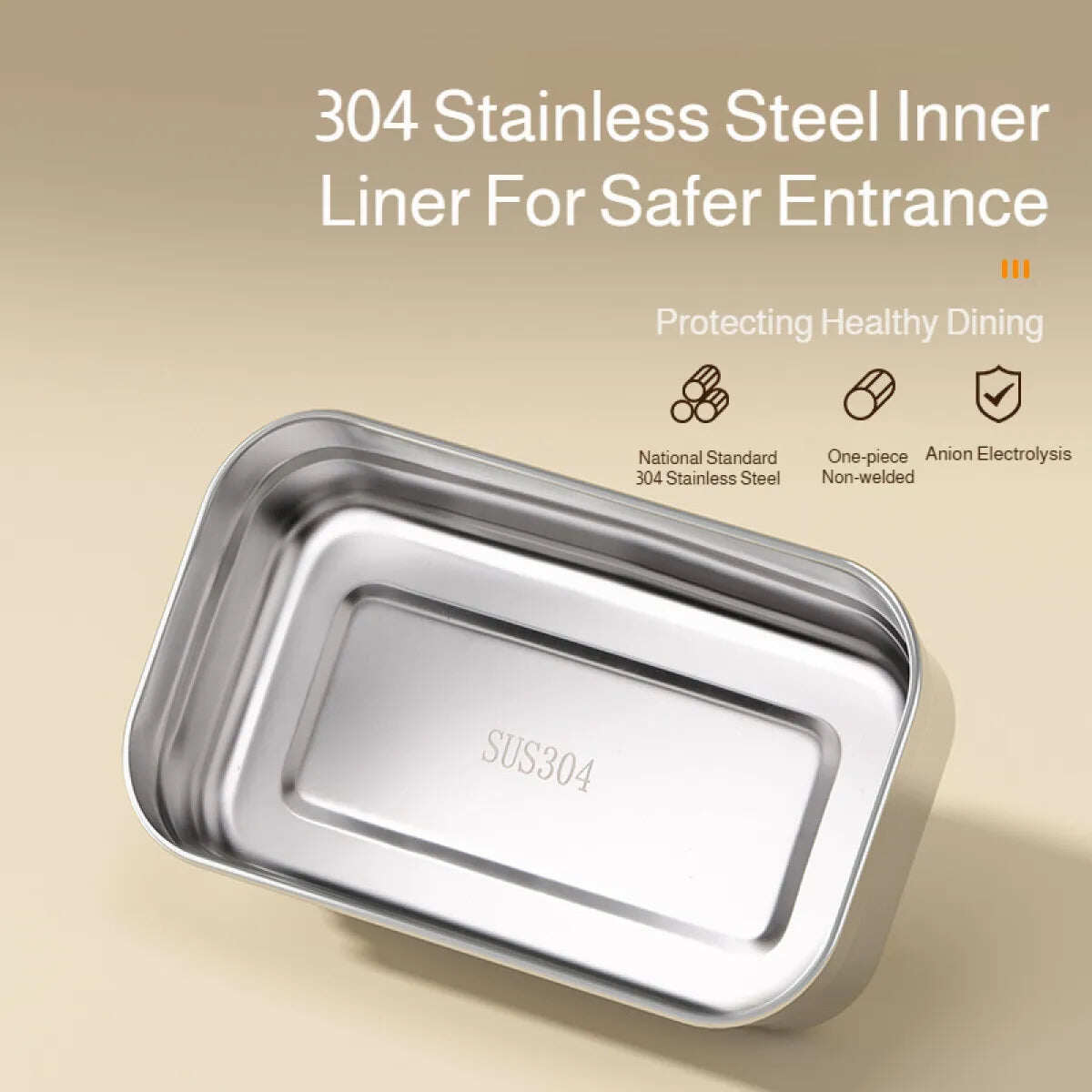 Multi-Layer Stainless Steel Multi-Compartment Insulated Lunch Box