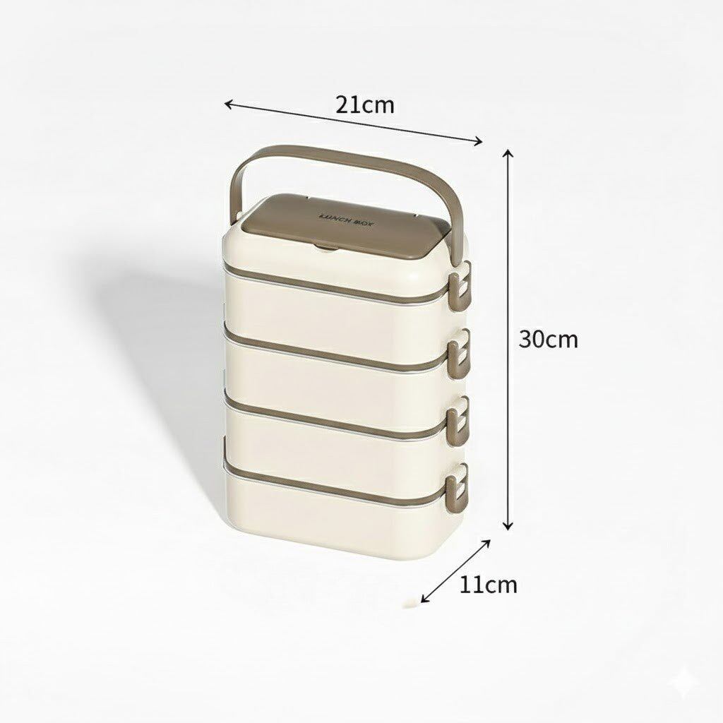 Multi-Layer Stainless Steel Multi-Compartment Insulated Lunch Box