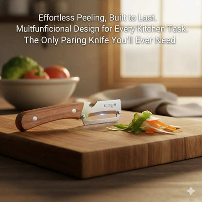 Stainless Peeler | High-Grade Durability | Clean, Precision Peeling + Bottle Opener