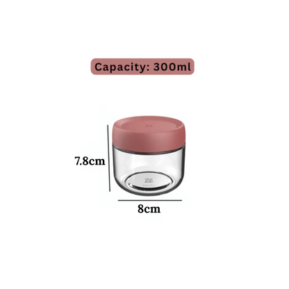 Multi-Purpose Glass Storage Container