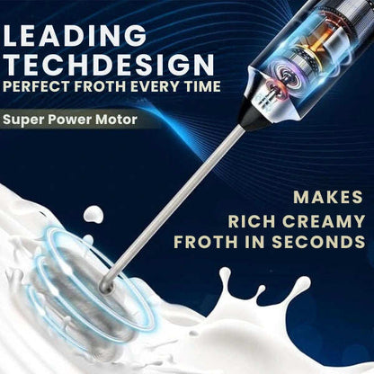 2-in-1 Whisk & Beater | Easy to Clean | Café Vibes Anywhere