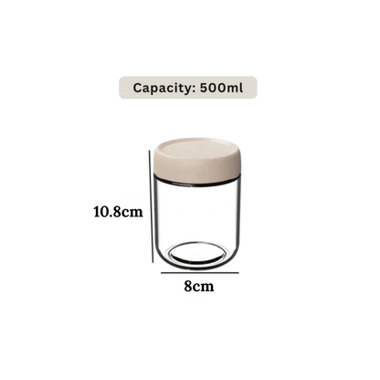 Multi-Purpose Glass Storage Container