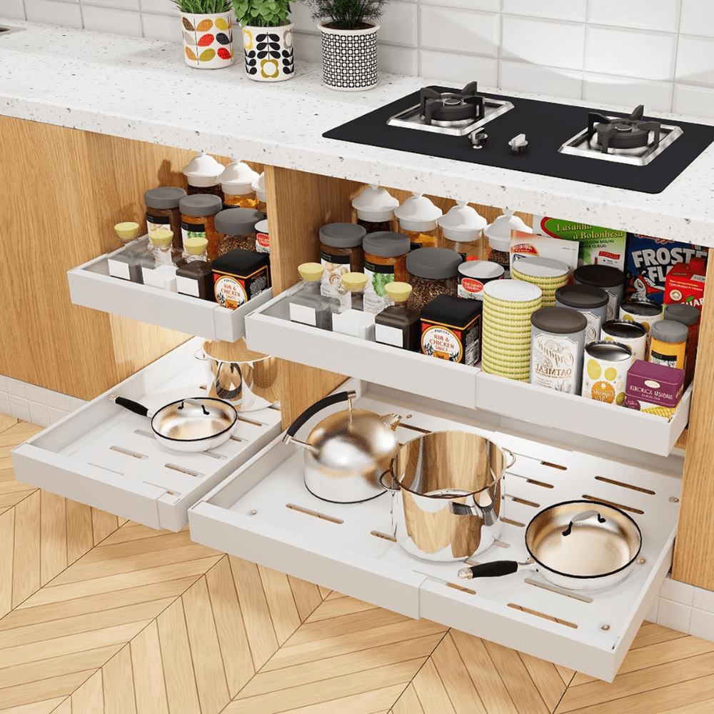 Slide-Pro Pull-Out Cabinet Organizer