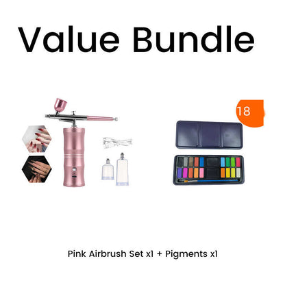 Cordless Airbrush Set for Diverse Applications