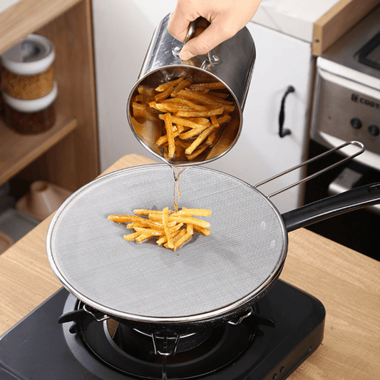 Premium Stainless Steel Oil Splash Guard