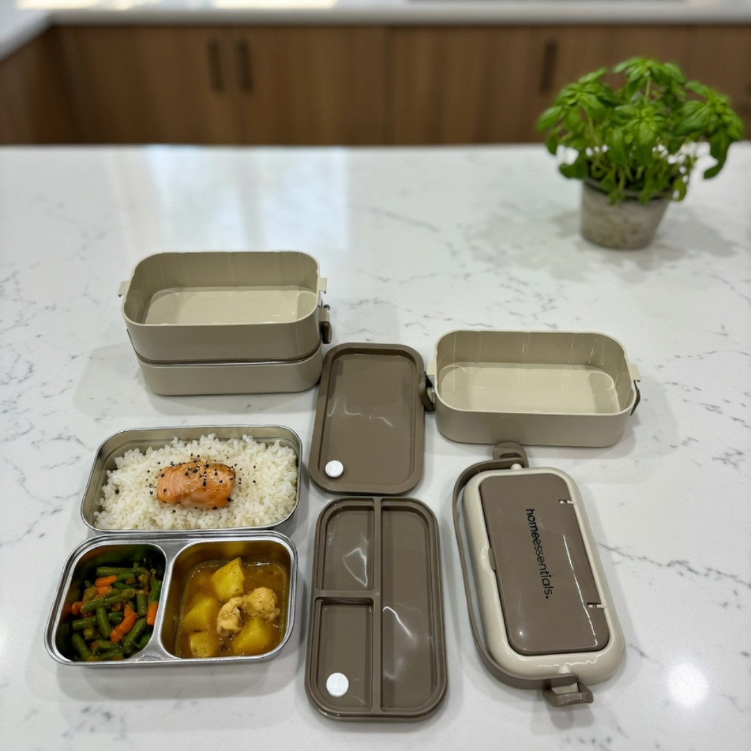 Multi-Layer Stainless Steel Multi-Compartment Insulated Lunch Box