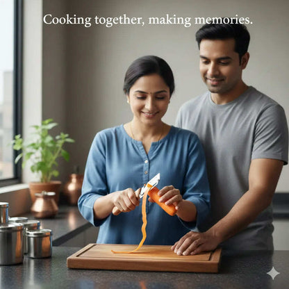 Stainless Peeler | High-Grade Durability | Clean, Precision Peeling + Bottle Opener