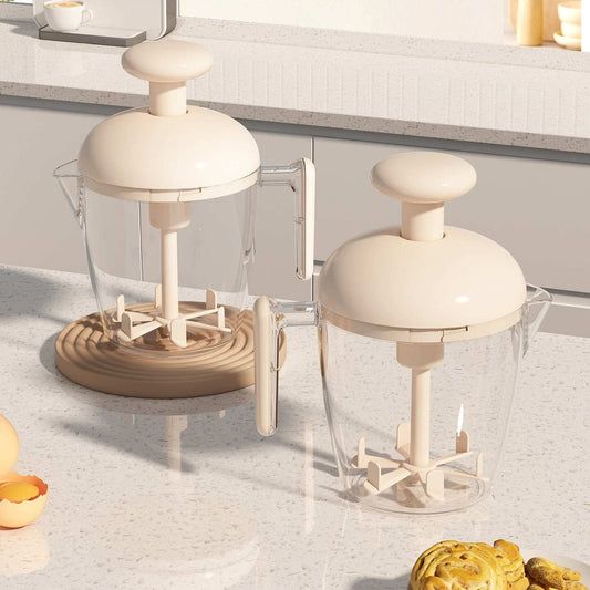 Multifunctional Press-Type Egg Whisking and Filtering Cup